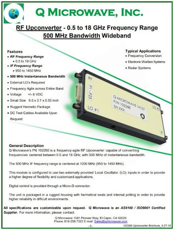 RF Upconverter